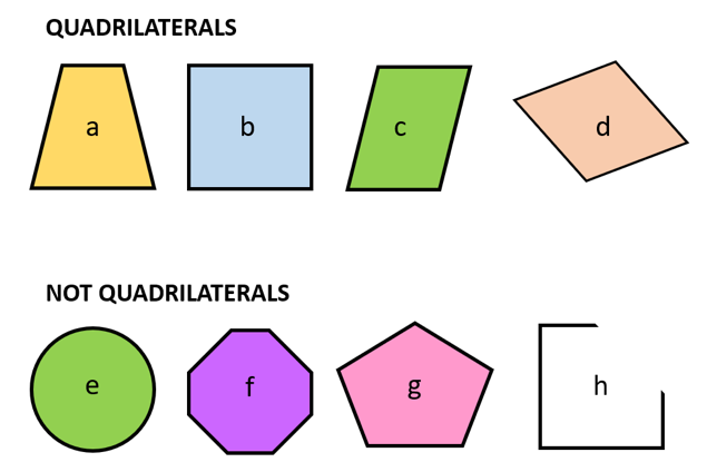 Quadrilaterals & Not Quadrilaterals