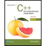 Mylab Programming With Pearson Etext -- Access Card -- For Starting Out With C++: From Control Structures Through Objects, Brief Version