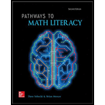 PATHWAYS TO MATH LITERACY(LL)W/ ALEKS - 2nd Edition - by sobecki - ISBN 9781260263213