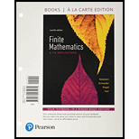 FINITE MATHEMATICS & ITS APPLICATIONS - 12th Edition - by Goldstein - ISBN 9781323788707