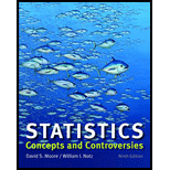 Statistics: Concepts and Controversies